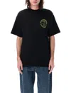 Magliano Calci Crew Neck Graphic Print T-shirt In Black