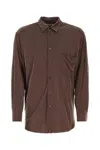 Magliano Stretch Cupro Liquid Shirt With Chest Pocket