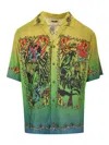 Magliano Graphic Printed Short-sleeved Shirt In Green