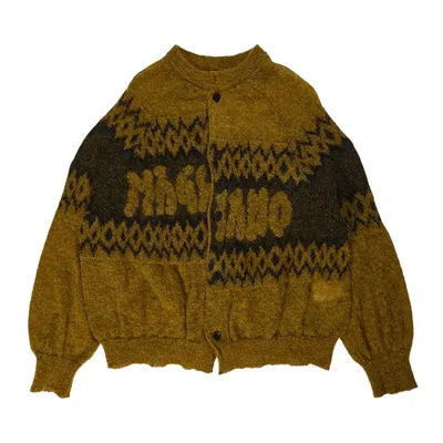 Pre-owned Magliano Christmas Sweater 'rave Yellow' | Men's Size L