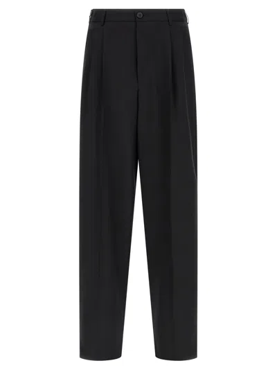 Magliano Black Relaxed Pleated Pants
