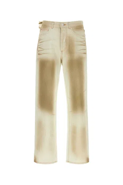 Magliano Contrast Denim Jeans For Men In Multicoloured