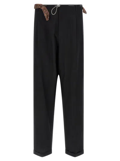 Magliano Cotton Casual Men's Pants In Black