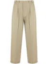 Magliano Cotton Loose-fit Trousers In Neutrals