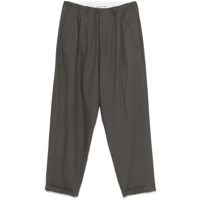 Magliano Cotton Pants In Gray