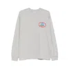 Magliano Graphic Print Crew Neck Long Sleeve Sweatshirt In Gray
