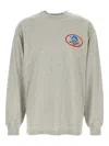 Magliano Graphic Print Crew Neck Long Sleeve Sweatshirt In Gray