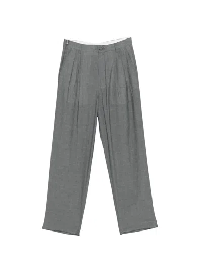 Magliano Cotton Trousers Cotton In Gray