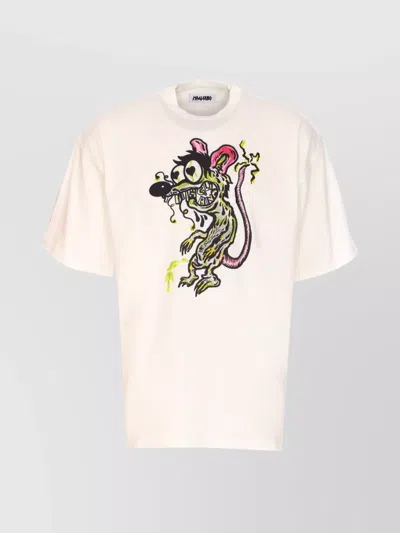 MAGLIANO CREWNECK GRAPHIC PRINT SHORT SLEEVES