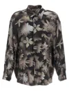 Magliano All-over Floral Print Shirt In Brown