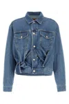 Magliano Denim Level Jacket In Officinablue