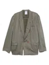 Magliano Double-breasted Blazer In Gray