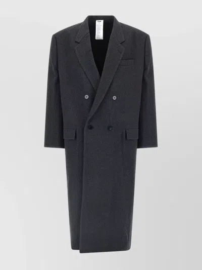 MAGLIANO DOUBLE BREASTED COAT NOTCHED LAPELS
