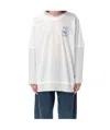 Magliano Double-layer Long-sleeved T-shirt In White