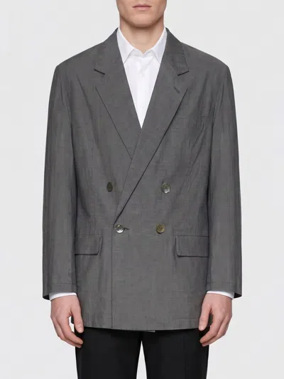 Magliano Double-breasted Cotton Blazer In Multi