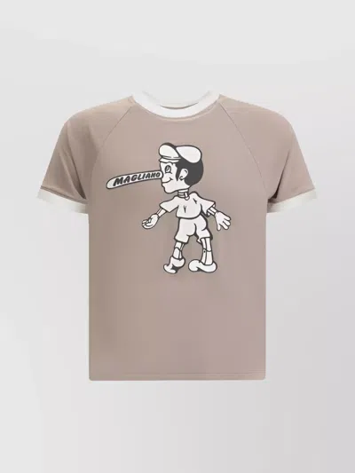 MAGLIANO DYNAMIC BRITPOP MINI T-SHIRT WITH RAGLAN SLEEVES