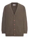 Magliano Edo Cashmere Cardigan In Brown
