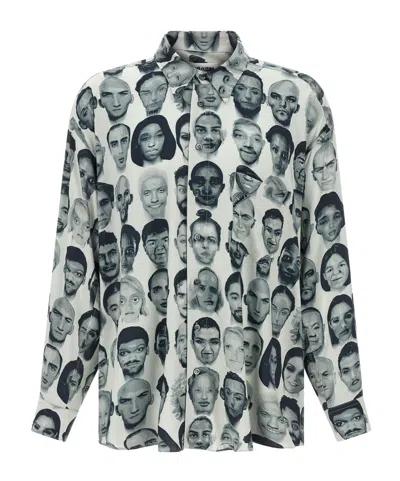 Magliano 'finalists Twisted' Shirt Button Cuffs In Multicolor