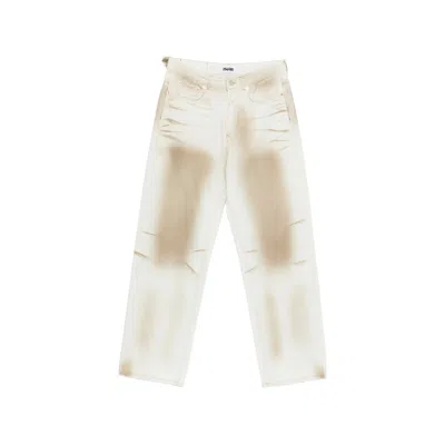 Magliano Flattone Faded-effect Jeans In Neutrals