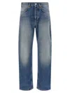 Magliano Five-pocket Denim Trousers Featuring Belt Loops In Gray