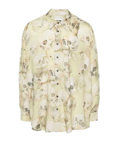 MAGLIANO MAGLIANO FONTANELLE SKULL PRINTED SHIRT