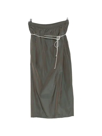 Magliano Gabber Drawstring Skirt In Gray