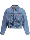 Magliano Denim Level Jacket In Blue
