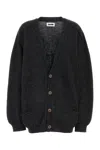 Magliano Charcoal Wool Cardigan