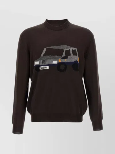 MAGLIANO GRAPHIC CREW NECK LONG SLEEVE SWEATER