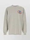 Magliano Graphic Print Crew Neck Long Sleeve Sweatshirt In Gray