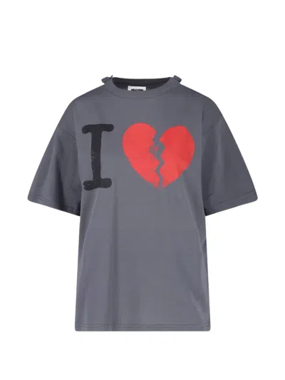 Magliano Graphic-print T-shirt In Gray