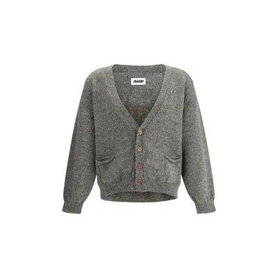 MAGLIANO GRAY WOOL CARDIGAN