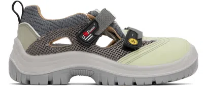 Magliano Green & Gray U-power Edition Scandy Sneakers In 12 Light Mix