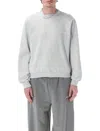 Magliano Crew Neck Fleece Braided In Gray