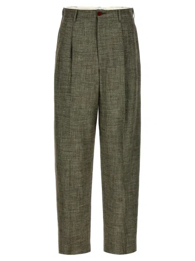 MAGLIANO GREY IRONED PLEATS PANT