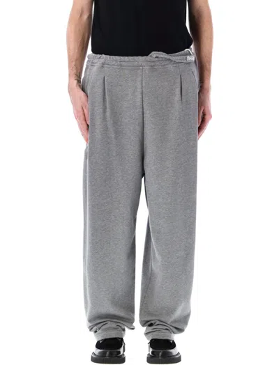 MAGLIANO GREY PLEAT DETAILING TRACK PANTS