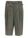 Magliano Wool Shorts In Gray