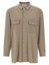 Magliano Shirt Harvest Long Sleeves In Grey