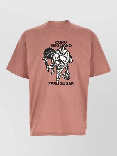 Magliano Gusto Sciopero Crew Neck Graphic T Shirt In Multi