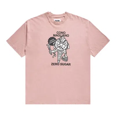 Pre-owned Magliano Gusto Sciopero Tee 'rose' | Red | Men's Size L