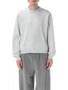 Magliano Crew Neck Fleece Braided In Gray