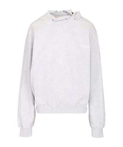 MAGLIANO MAGLIANO LOGO EMBROIDERED LONG-SLEEVED SWEATSHIRT