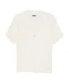 Magliano Short Sleeve Cotton Crew Neck T-shirt In White