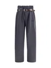 Magliano Heavy Jersey Pants In Blue