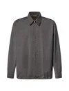 Magliano Herringbone-pattern Lightweight Jacket In Gray