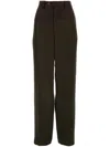 Magliano Pantalone Dalla Gamba Ampia In Misto Viscosa Marrone Donna In Braun