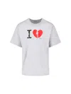 Magliano Graphic Print Crew Neck Short Sleeve T-shirt In Gray