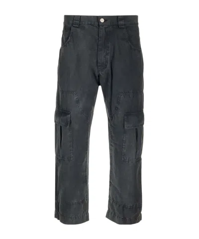 Magliano Imbianchino Straight Leg Trousers In Black