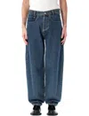 Magliano Sturdy Jeans With Belt Loops And Contrast Stitching