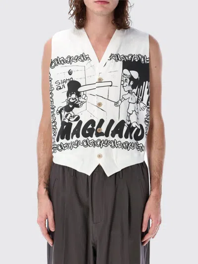 MAGLIANO SUIT VEST MAGLIANO MEN COLOR WHITE,G72698001